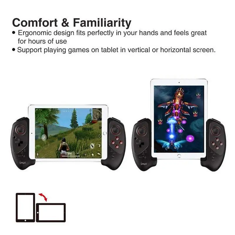 

BEESCLOVER Bluetooth Game Handle Controller Retractable Gamepad for Phone PC