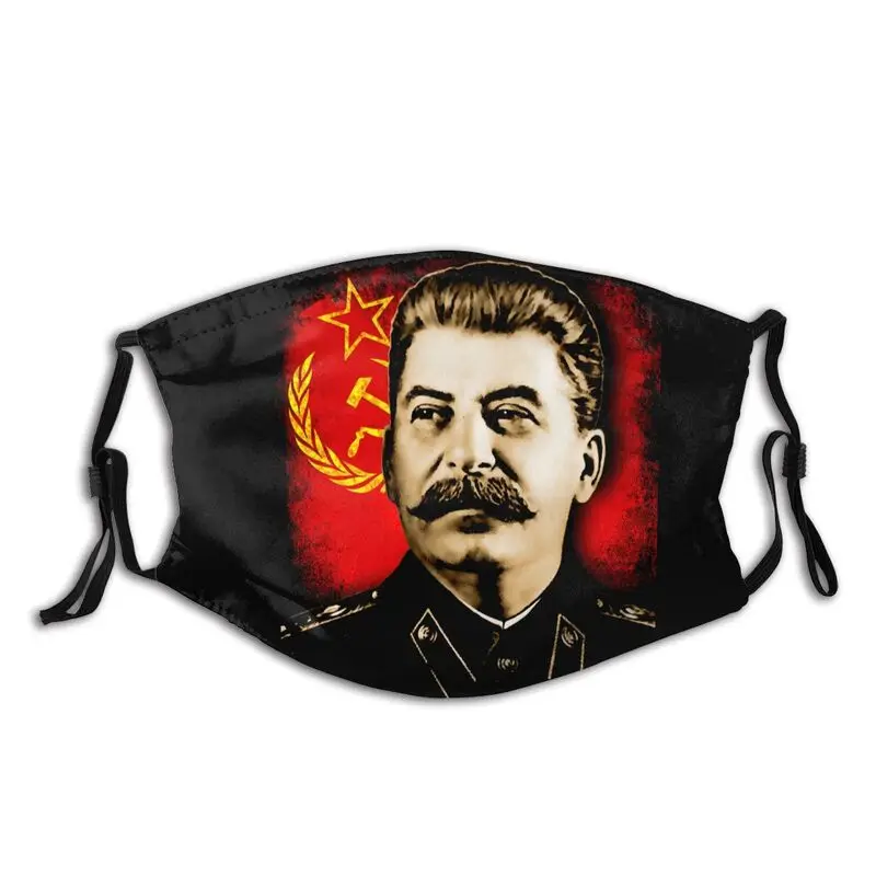 

Allied Nations Stalin Mouth Face Mask USSR Communist Russia Anti Haze Dust Protection Respirator Mouth-Muffle Mask with Filters