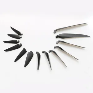 2 пары складных лопастей 6-15 дюймов, лопасти черного цвета, реквизит для пластмассы или фототехники, детали для планера с дистанционным управлением