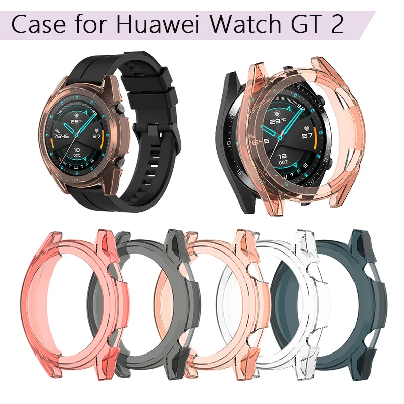 Силикагелевый Пылезащитный Водонепроницаемый чехол из ТПУ защитный для huawei Watch GT
