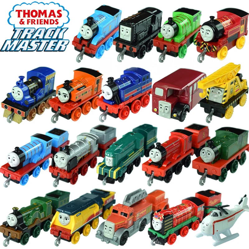 4 шт. оригинальные модели поезда Thomas Strackmaster 1:43 металлические автомобили для