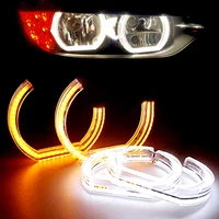 dtm switchback halo light car smd led crystal angel eyes for bmw 3 series e90 e92 e93 m3 coupe cabrio and cabriolet