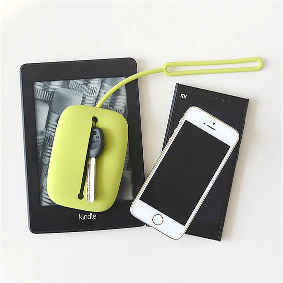 Силиконовая сумка для ключей с защитой от потери чехол органайзер Id карт