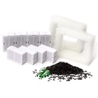 Кошачий фонтан фильтр Сменный фильтр с активированным углем для дозатора воды кормушка для кошек и собак фонтан 8 фильтров 2 пены