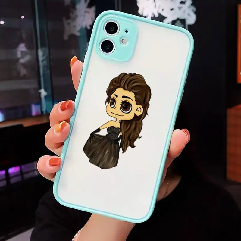 

TV series The Vampire Diaries Phone Cases matte transparent For iphone 7 8 11 12 plus mini x xs xr pro max cover
