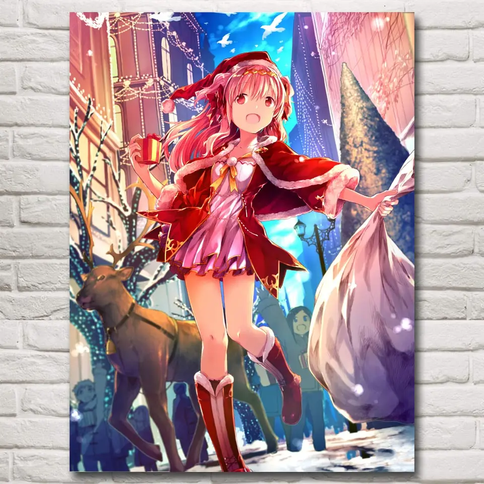 Shingeki No Bahamut Armor Аниме игра постеры и принты настенные украшения художественные