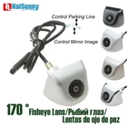 Камера заднего вида, HD, ПЗС, звездный свет, ночное видение, рыбий глаз, 170 градусов, Sony CCTV, цвет белыйсеребристый, автомобильная резервная камера заднего вида, без парковочной линии