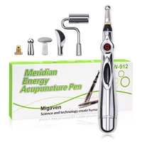 acupuncture pen electronic acupuncture meridian therapy machine energy pens massager relief pain tools set with 5 massage heads