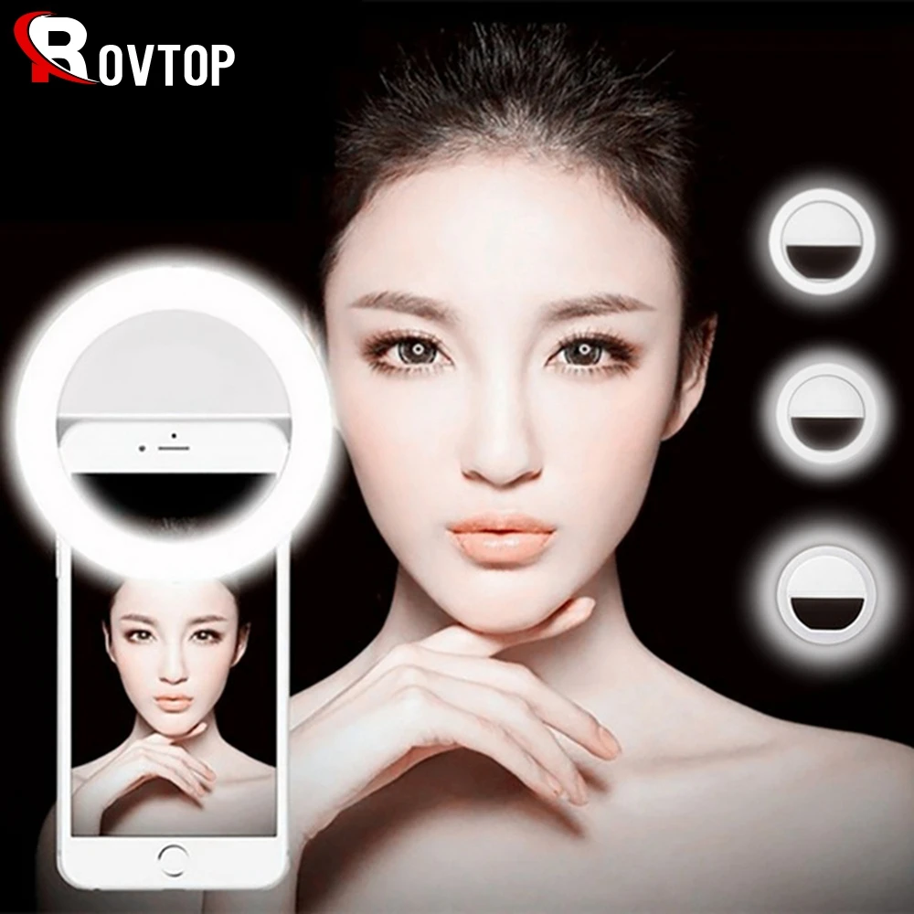 Лампа для смартфона Rovtop универсальная 4 цвета Объективы мобильных телефонов 