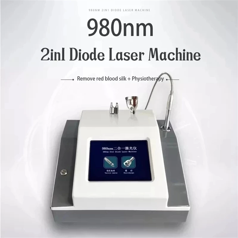 4 in 1 980nm Diode Laser Vessel Removal Machine to remove spider veins 980 Vessels to remove nail fungus 2022