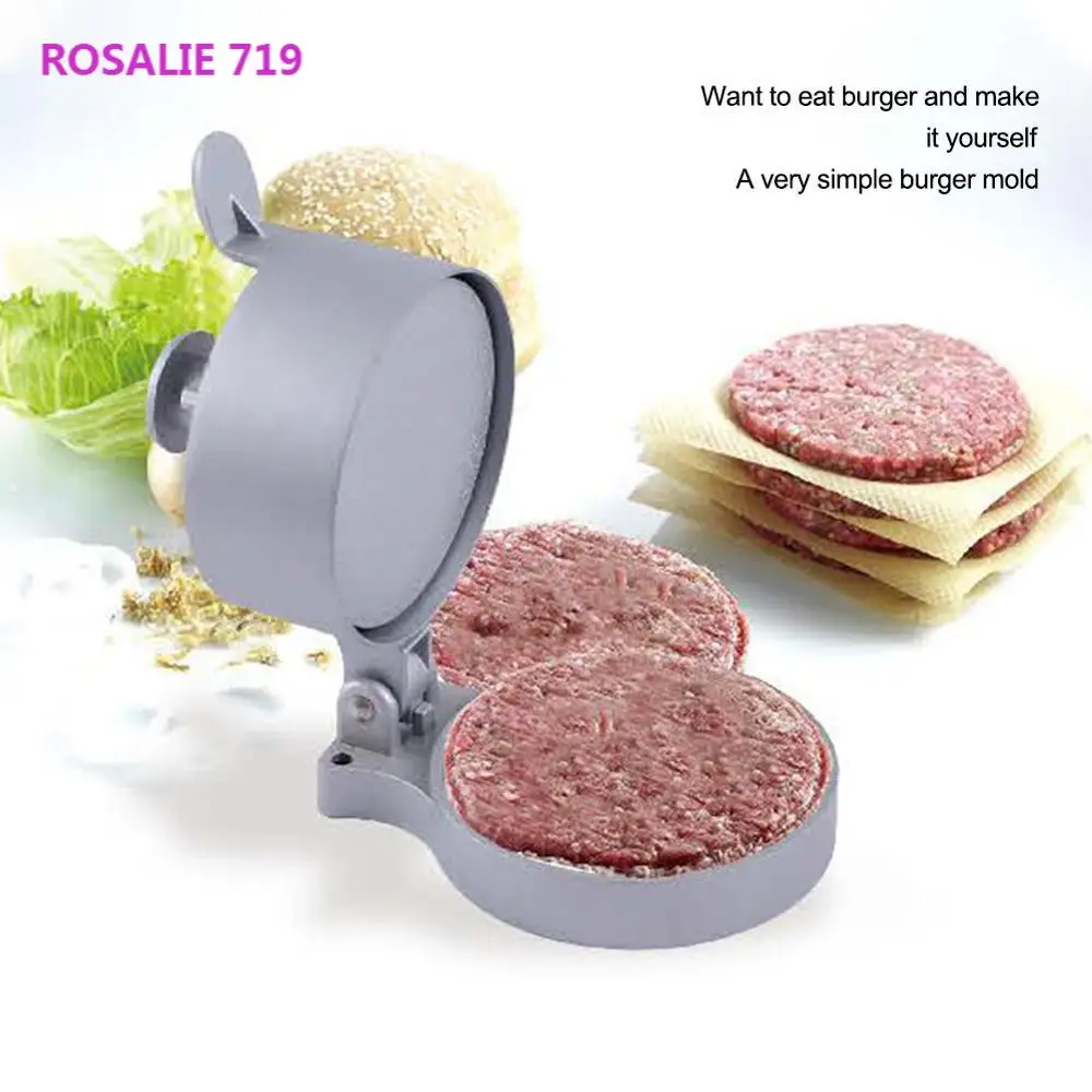 

Aluminum Alloy Kitchen Hamburger Meat Press Tool Burger patty maker beef patty Makers Mold Hamburger Press Burger Maker tools