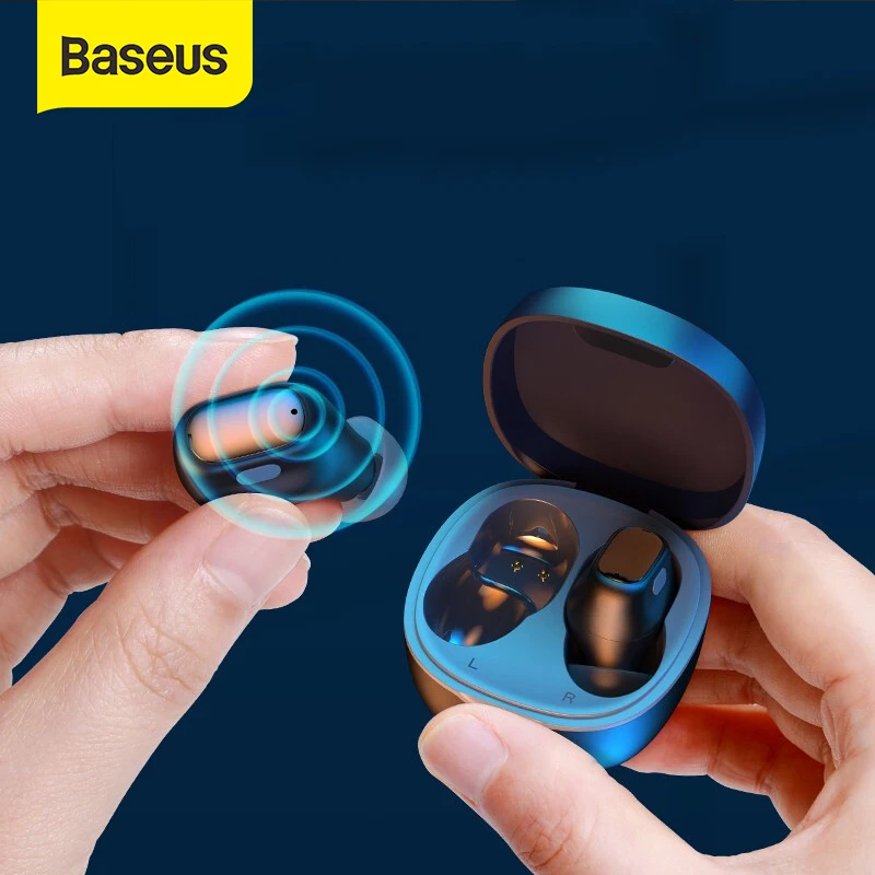 Baseus WM01 TWS Bluetooth Earphones Stereo Wireless 5.0 Bluetooth Headphones Touch Control Noise Cancelling Gaming Headset