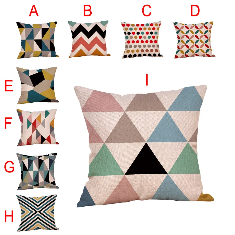 2019 горячая Распродажа наволочка с геометрическим принтом и рисунком