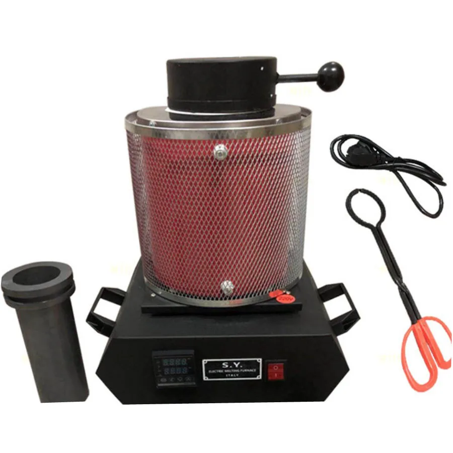 110V ювелирные инструменты 1 кг мини машина для плавления золота Золотая печь