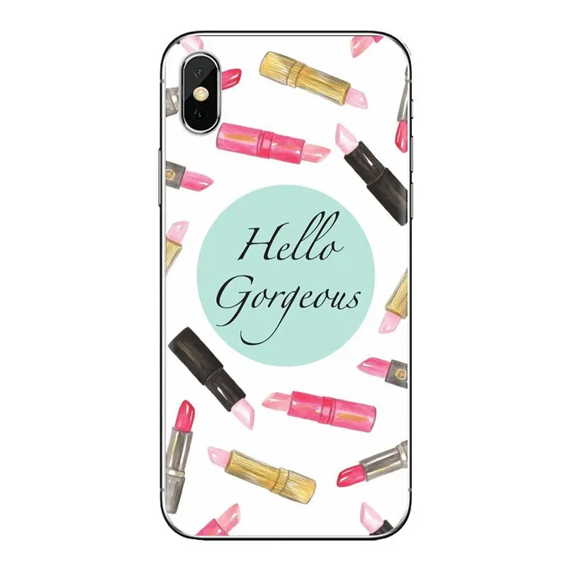 pink sexy lipstick For Samsung Galaxy J1 J2 J3 J4 J5 J6 J7 J8 Plus 2018 Prime 2015 2016 2017 Transparent Soft Cases Covers |