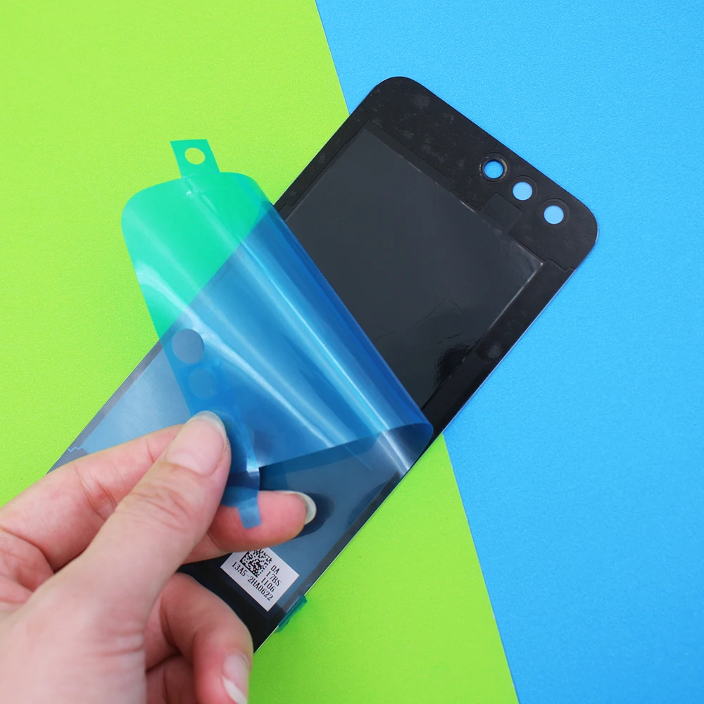 original for asus zenfone 4 ze554kl z01kd back battery cover real glass housing panel case asus ze554kl mobile phone parts logo free global shipping