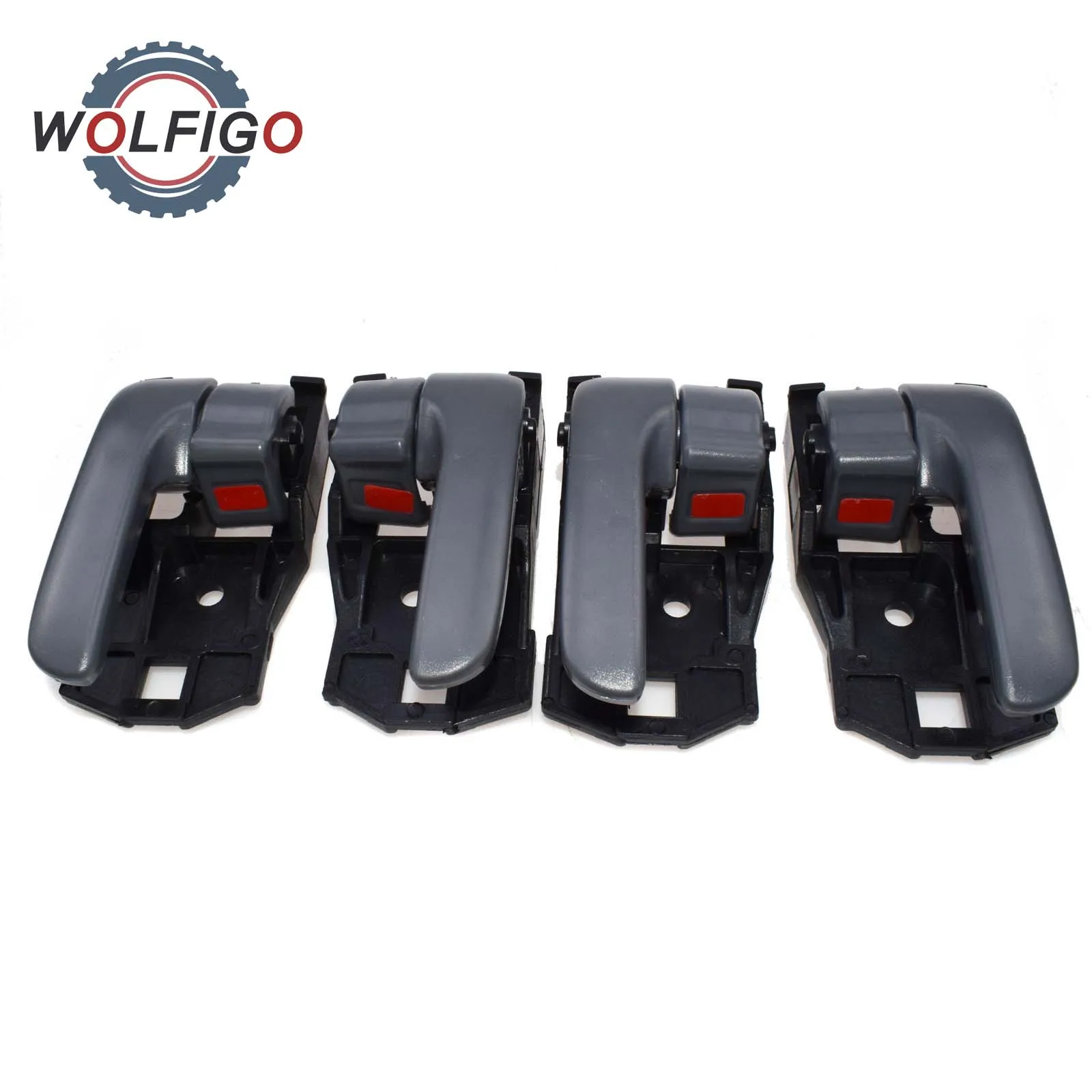 WOLFIGO серая Передняя Задняя Левая Правая внутренняя дверная ручка для Toyota Camry 1997 2001