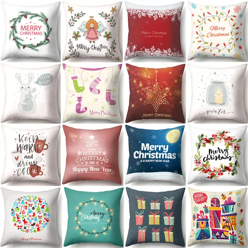 Рождественская Снежинка наволочка для дивана декоративная из полиэстера