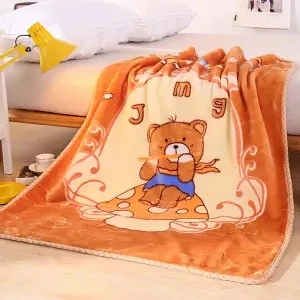 YTBBzongxiong100x125 New Children's Blanket For Newborn Baby Sleep Thicken Double Layer Baby Swaddle Comfortable Cartoon Bedding Blankets Quilts - Цвет: YTBBzongxiong100x125