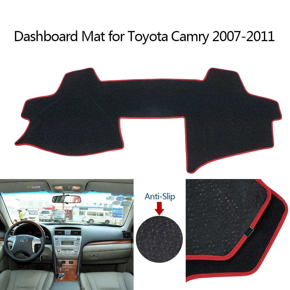 

Car Dashboard Cover Dash Mat Fit for Toyota Camry XV40 XV50 XV60 LHD Sunshield Cover Pad Carpet Protection