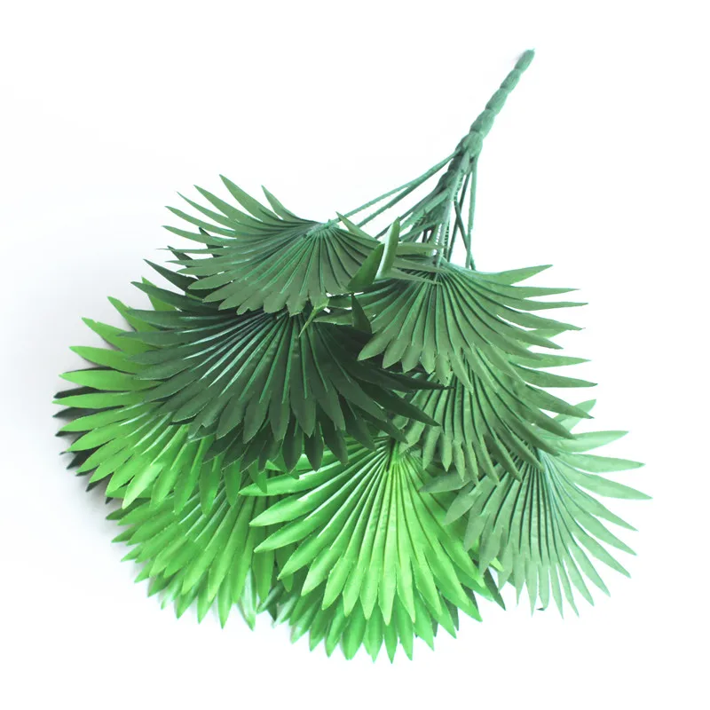 

18 branch Party Table Decorations Accessories Tropical Artificial Single Large 50cm Leaf Artificial Decorative