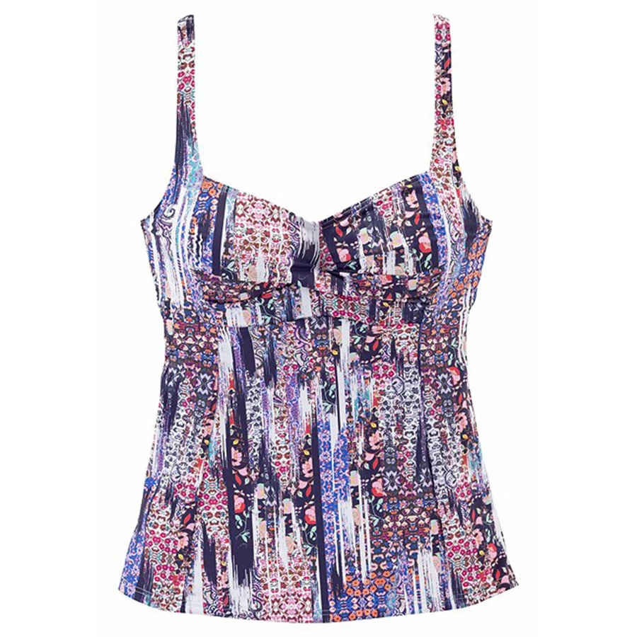 Женский танкини из двух частей высокая талия бикини сексуальный купальник