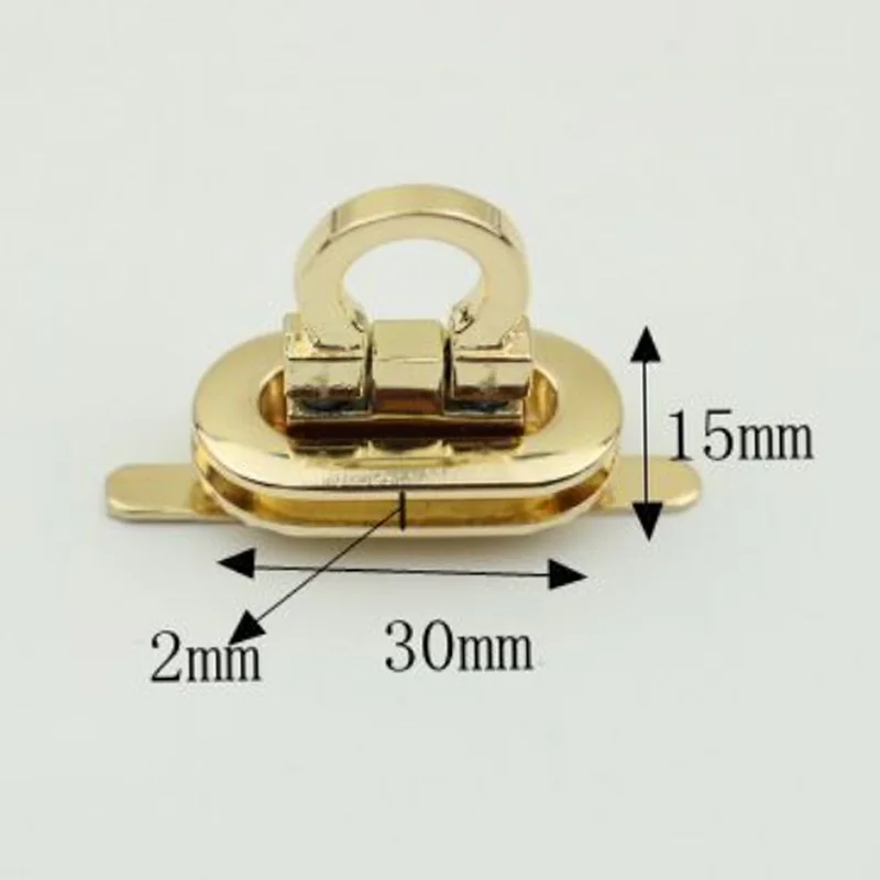 Alloy Fashion Buckle Twist Turn Lock Snap Clasps Closure Purse Hardware Bag Accessories for DIY Handbag Button | Багаж и сумки