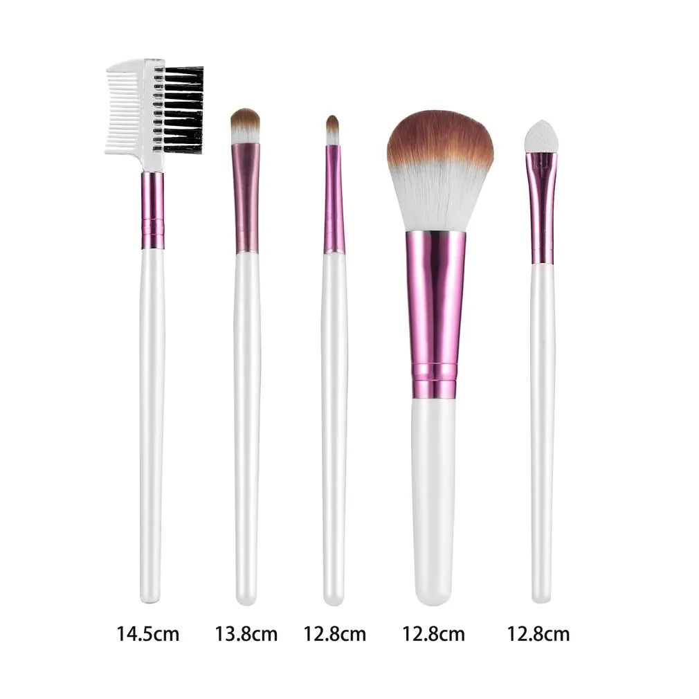 Профессиональные женские кисти для макияжа лица 5 шт./компл. или 1 с деревянной