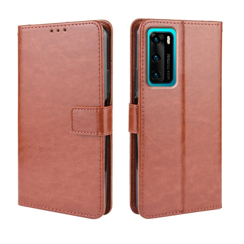Для Huawei P40 Lite чехол кошелек на Pro Fundas защитный PU кожаный для мобильного телефона