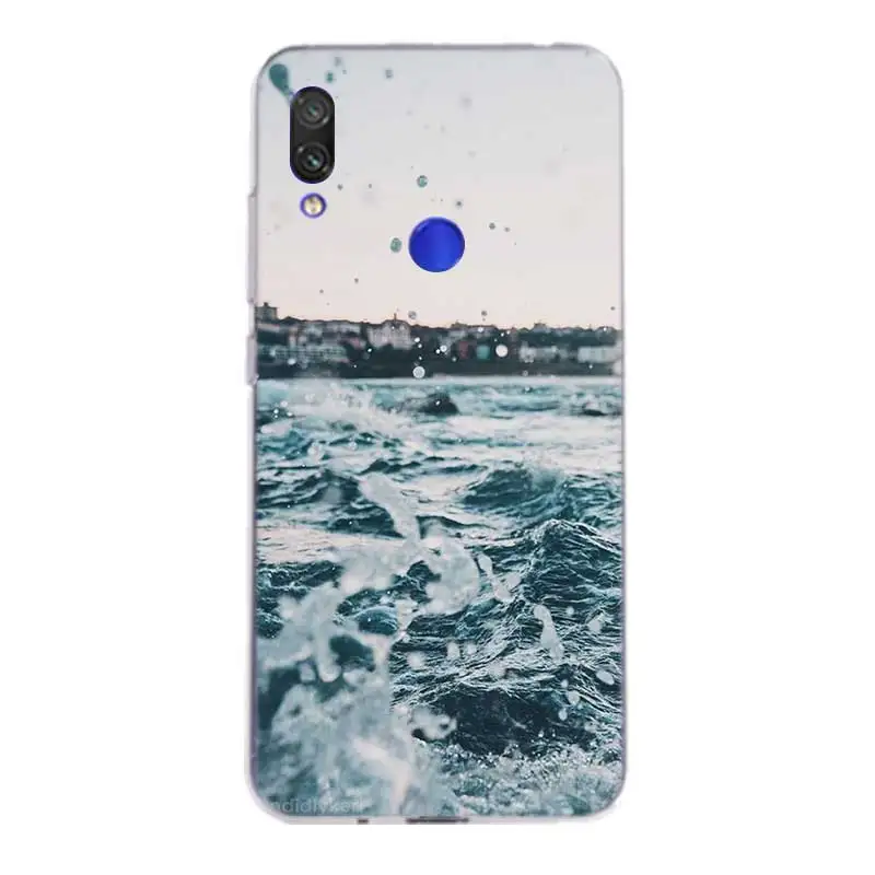 Морские Пейзажи фото сердце силиконовый чехол для Xiaomi Redmi Note 8 7 6 Pro 5 4 4X 5A Plus Xiomi 9T 9SE