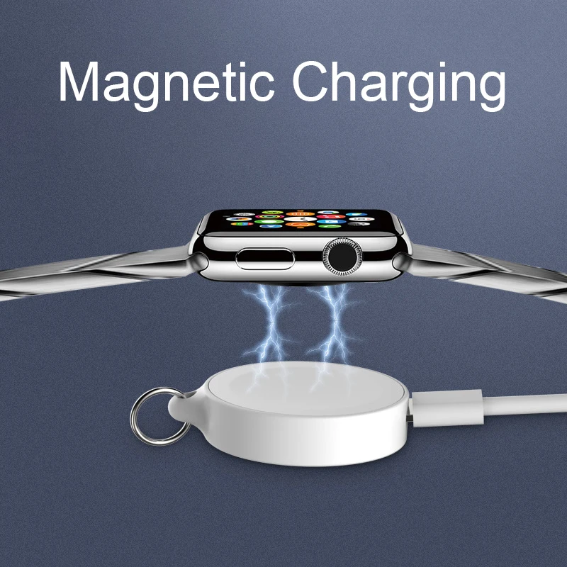 

Portable Charger For Apple Smart Watch 1 2 3 4 Portable Mini Magnetic Wireless Charger Base Fast Charging Dock For iWatch Series