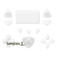 extremerate white l1r1 l2r2 trigger dpad home share options full set buttons for ps4 slim pro controller cuh zct2