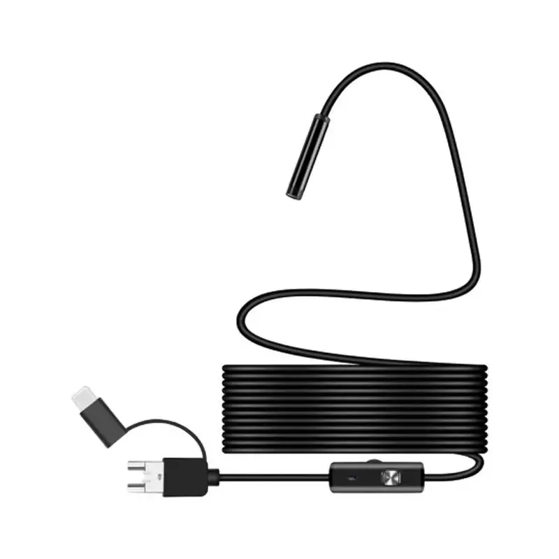 1 м 2 3 5 Тип-c Android Mirco USB эндоскоп Камера микро жёсткий Мягкий линия трубки
