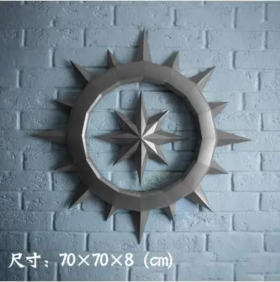 

Бумажная 3d модель papercraft, модель с эффектом массы, бумажная модель для стен, самолета, 3d бумажные модели, украшение для спальни в средиземномо...