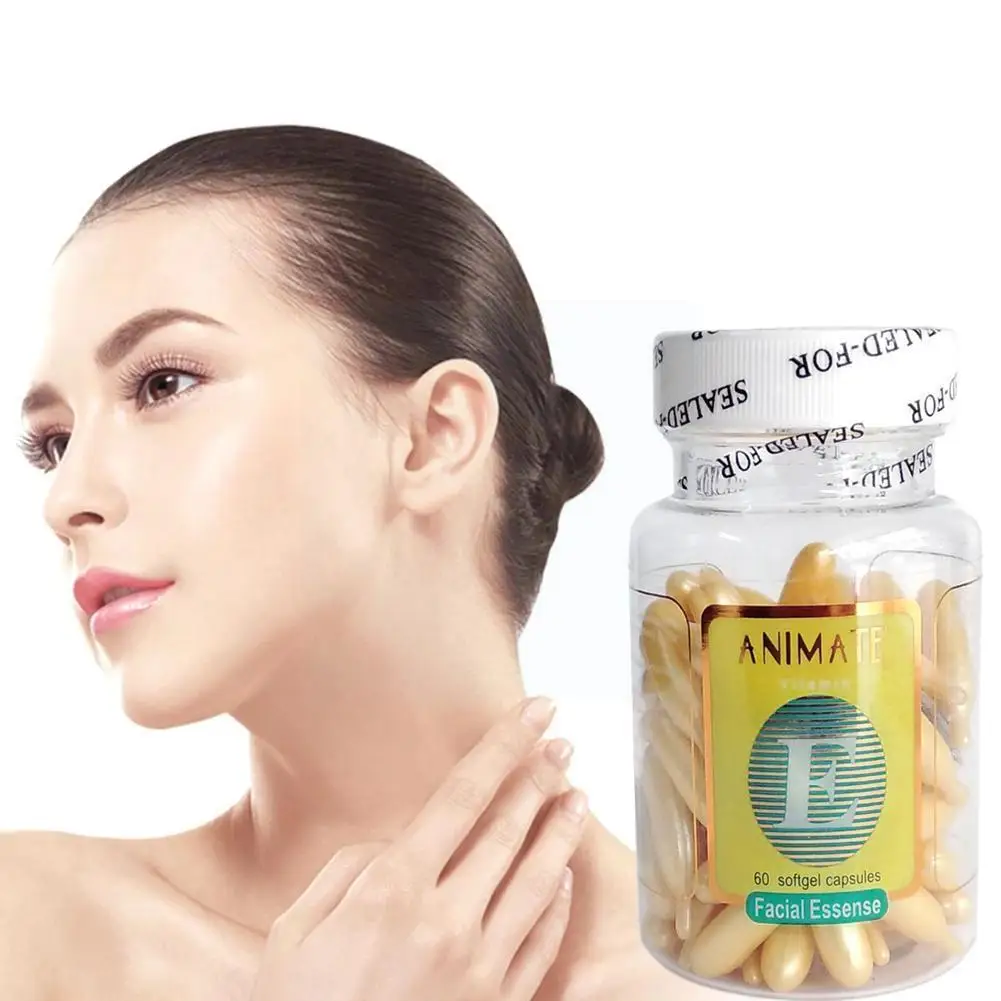 

Vitamin E Capsules Acidic Anti-wrinkle Regenerating Care Spotted Anti-aging Capsules Acne 60 Skin Serum Skin Soft Moisturiz D0K6