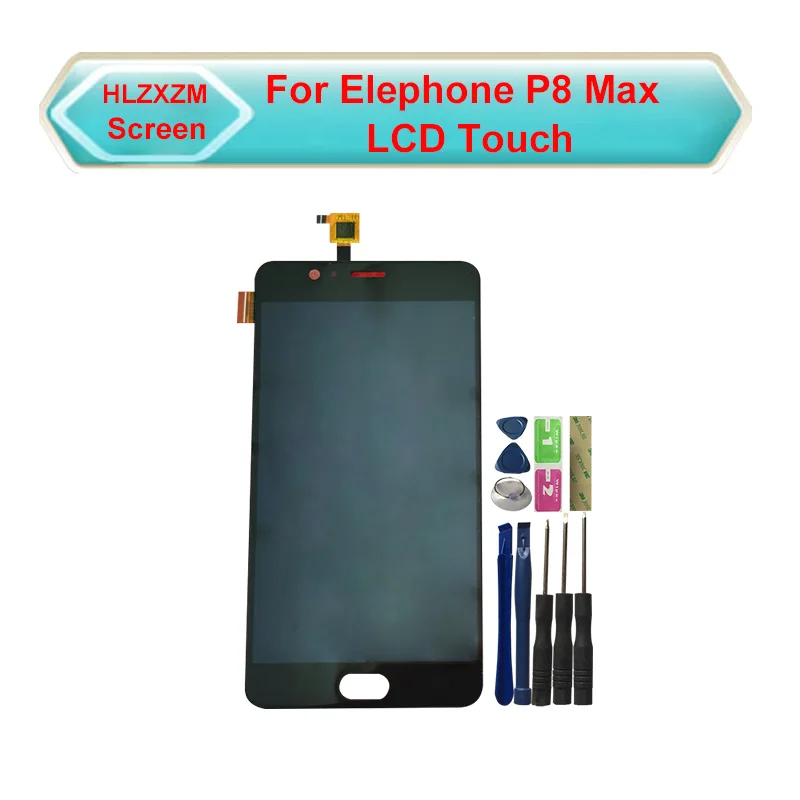 

Для Elephone P8 Max ЖК-дисплей со стандартной заменой с инструментами