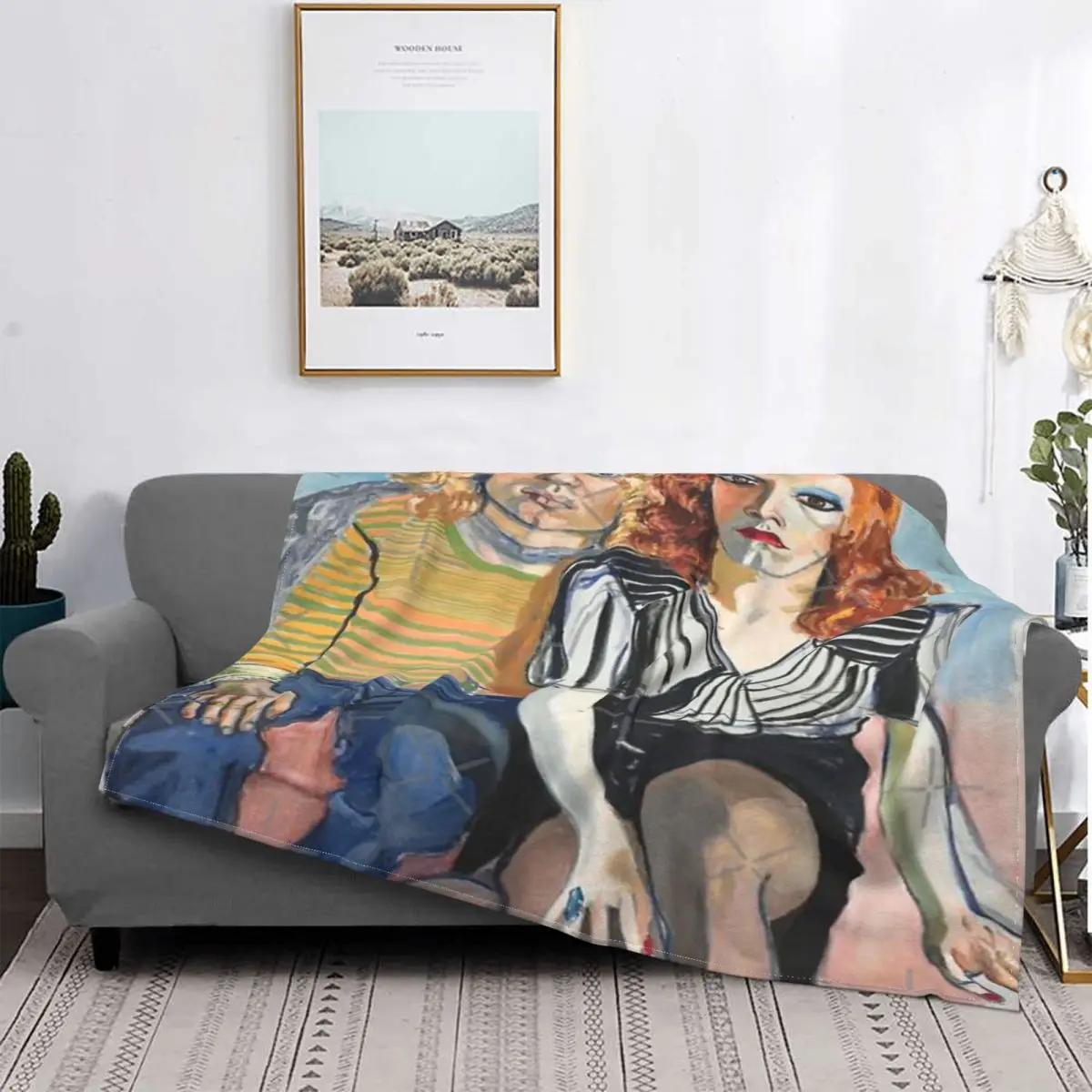 

Alice Neel Art 2-colcha a cuadros para cama, manta de Picnic a cuadros, textil para el hogar de lujo
