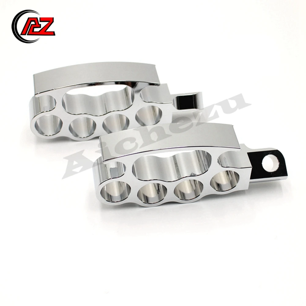 

ACZ Universal Footpegs Footrests Custom Pedal Black Flying Knuckle Control Foot Pegs For Harley V-Rod Sportster XL Dyna Softail