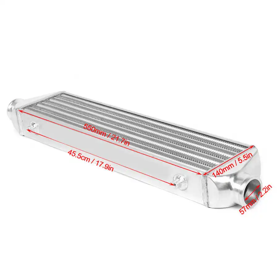 Алюминиевый турбо интеркулер для двигателя автомобиля высокая
