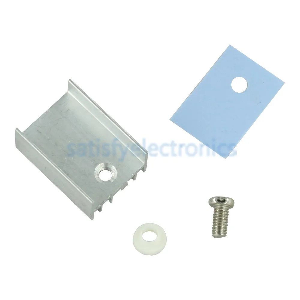 Радиатор для регулятора напряжения или MOSFET с винтами радиатора 20x15x11 мм 5 шт. TO-220