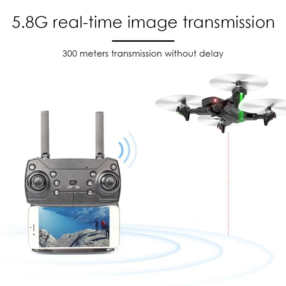 Складной GPS-Дрон 4K для аэрофотосъемки двойное интеллектуальное точное