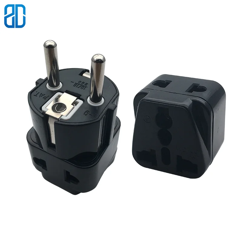 1 шт. штепсельная вилка европейского стандарта 2 в США ЕС Великобритании