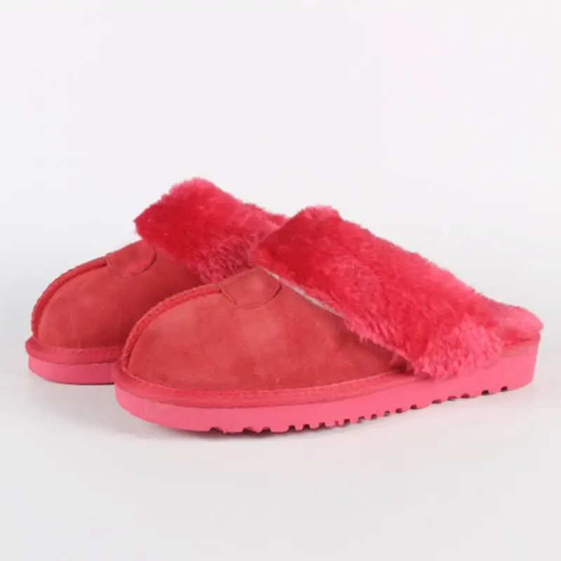 Модные женские зимние тапочки тапки из натурального меха высококачественные