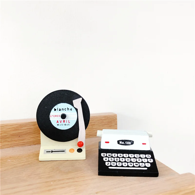 Винтажная электронная машинка держатель для карт подставка фотографий зажим