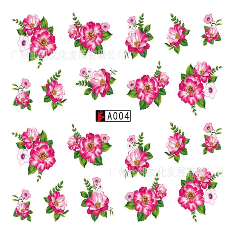 

Nail Sticker Decals Fashion Butterfly Flowers Nail Art Decorations Stickers Sliders Manicure Accessories Nails Decoraciones