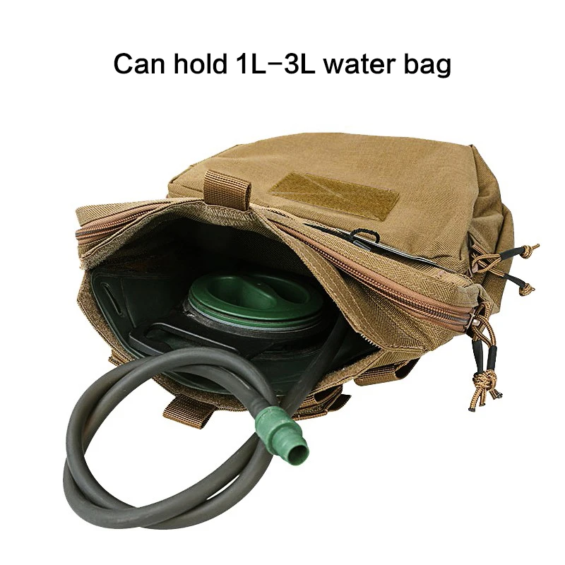 Тактический 3L гидратационный мешок 1050D тесьма Molle жилет сумка для воды прочный мешок пакет для охоты пешего туризма скалолазания