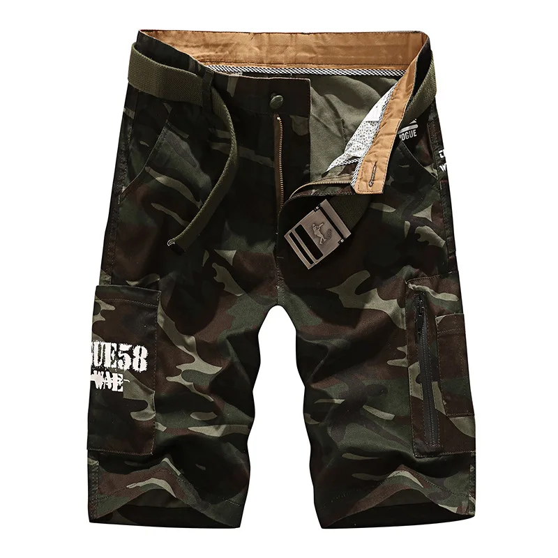 

2021 Summer Men's Tooling Shorts Men's Loose Large Shorts Sports Casual Shorts Camouflage Men's Wear
