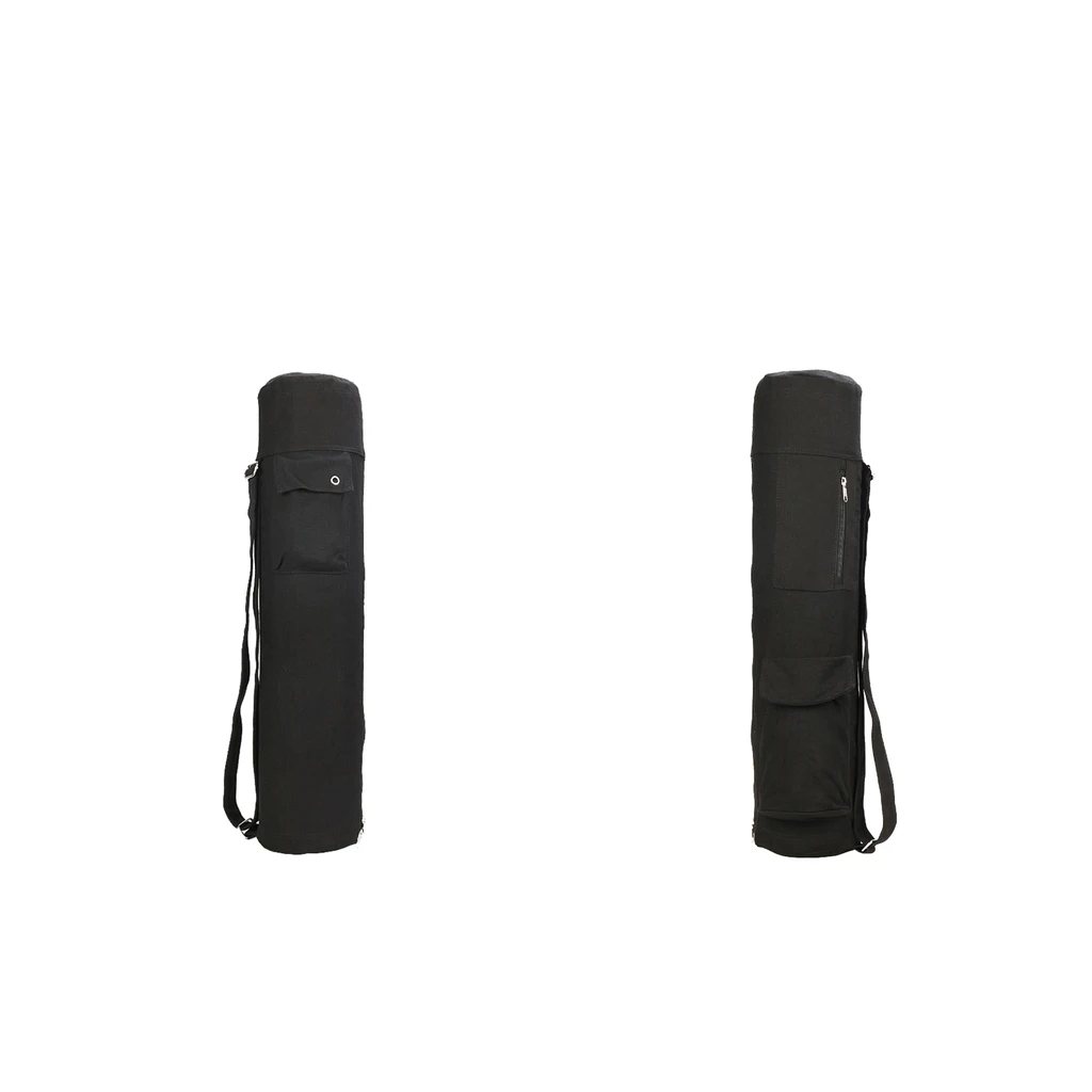 

2Pcs Large Exercise Yoga Mat Bags Carrier w/Multi Pockets Fits Most Yoga Mat