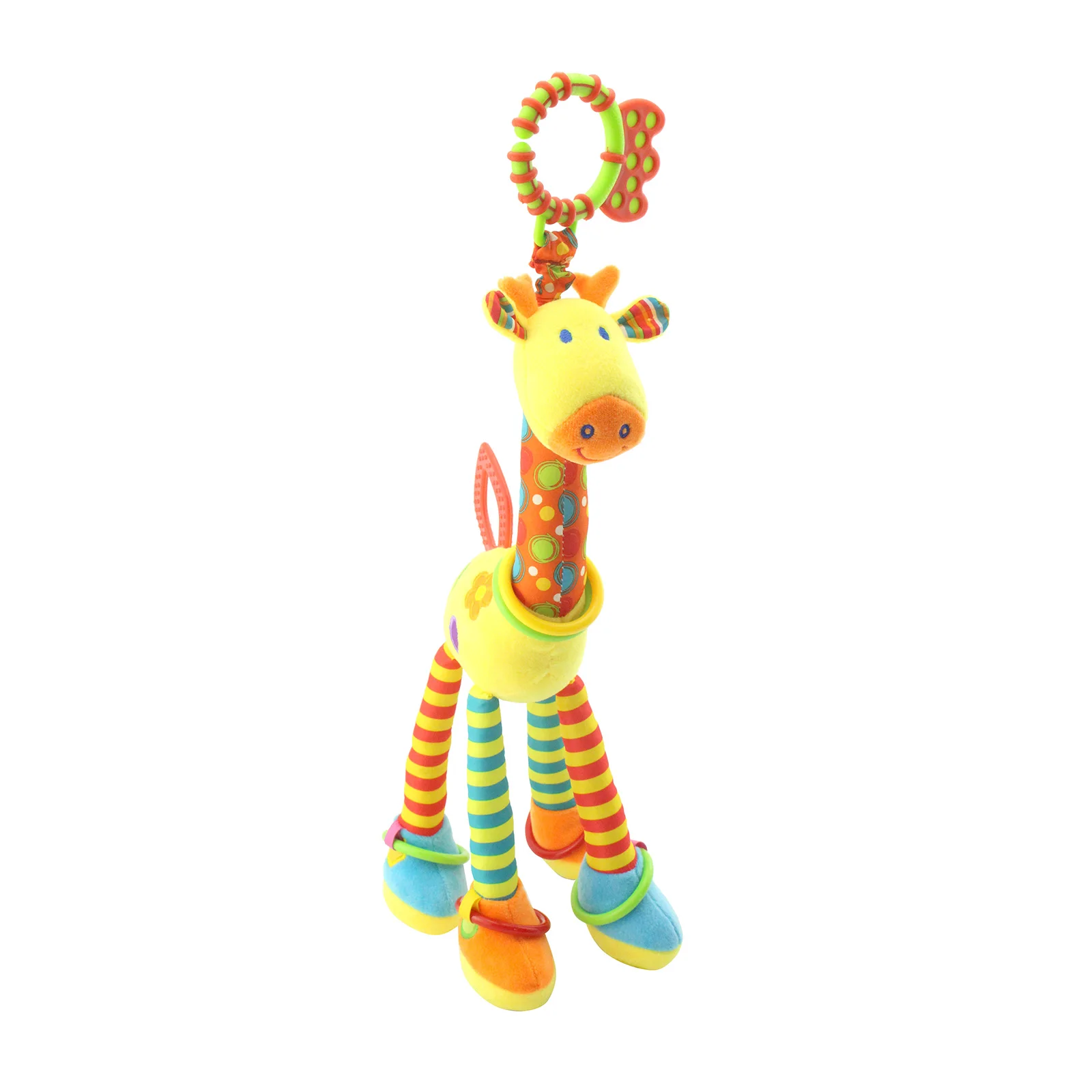 

Giraffe Baby Rattles Toys Stroller Hanging Soft Toy Cute Animal Doll Baby Crib Bed Hanging Bells Toys For Newborn Infant