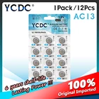 Щелочная батарейка AG13 LR44, 12 шт.карта, 1,5 в